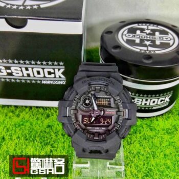 G-SHOCK 35周年紀念款-絕對強悍紀念錶 消光黑 GA-735A-1A