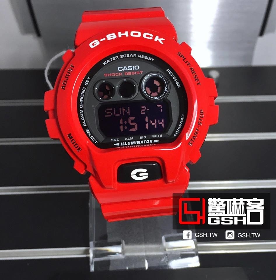G-SHOCK 潮流時尚數位電子錶 鮮紅 GD-X6900RD-4