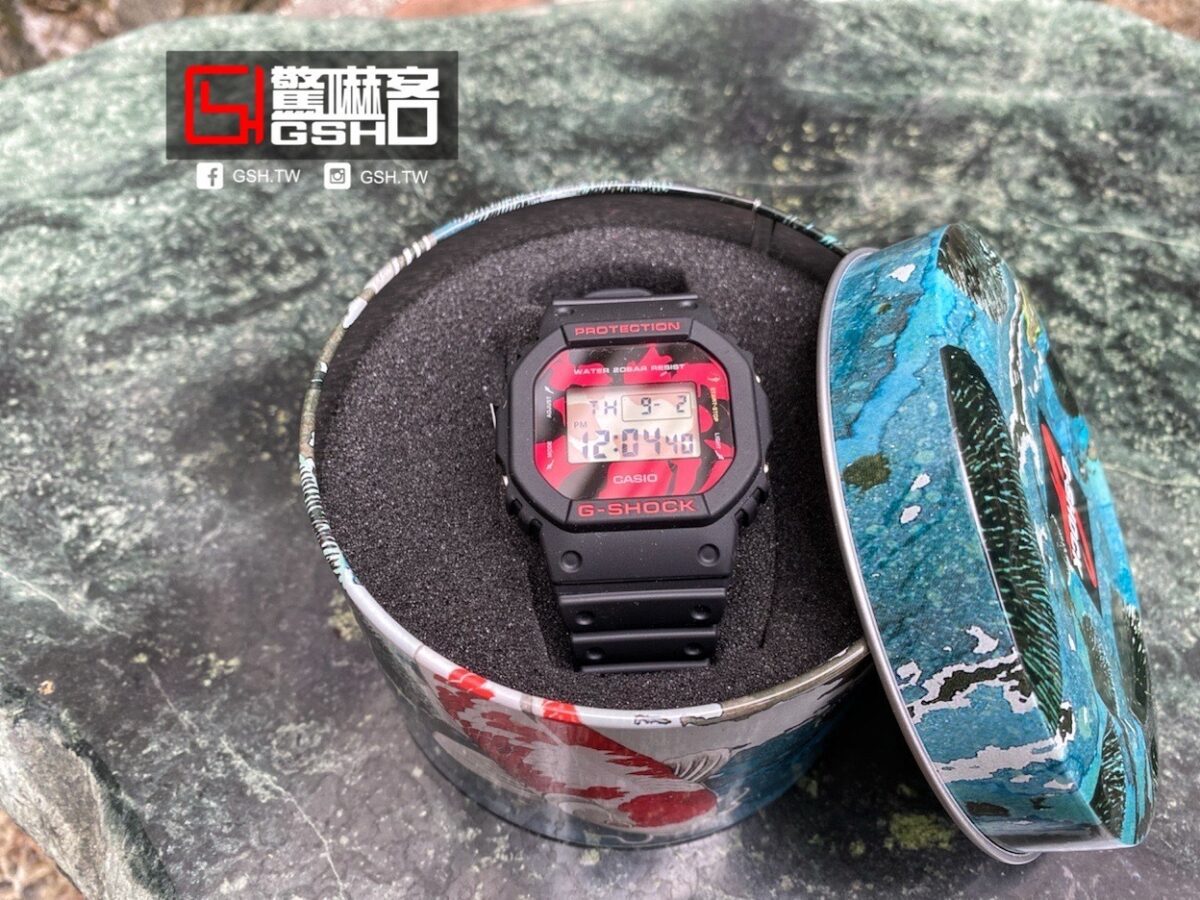 限量 G-SHOCK 鯉魚限定錶款 紅 DW-5600JK-4