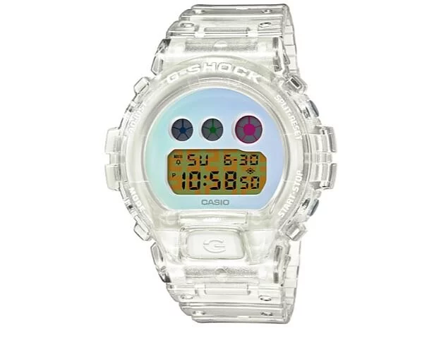 G-SHOCK DW-6900系列25周年紀念錶果凍白DW-6900SP-7 - 驚嚇客