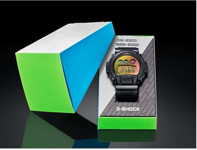 G-SHOCK DW-6900系列25周年紀念錶 果凍黑 DW-6900SP-1